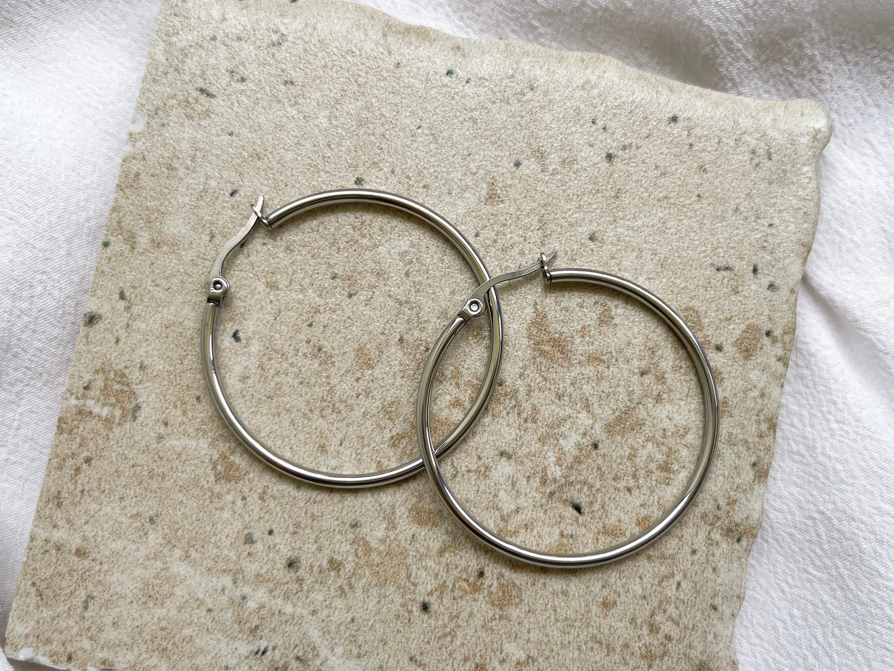 Kiana - Waterproof Extra Large Oversized Hoops