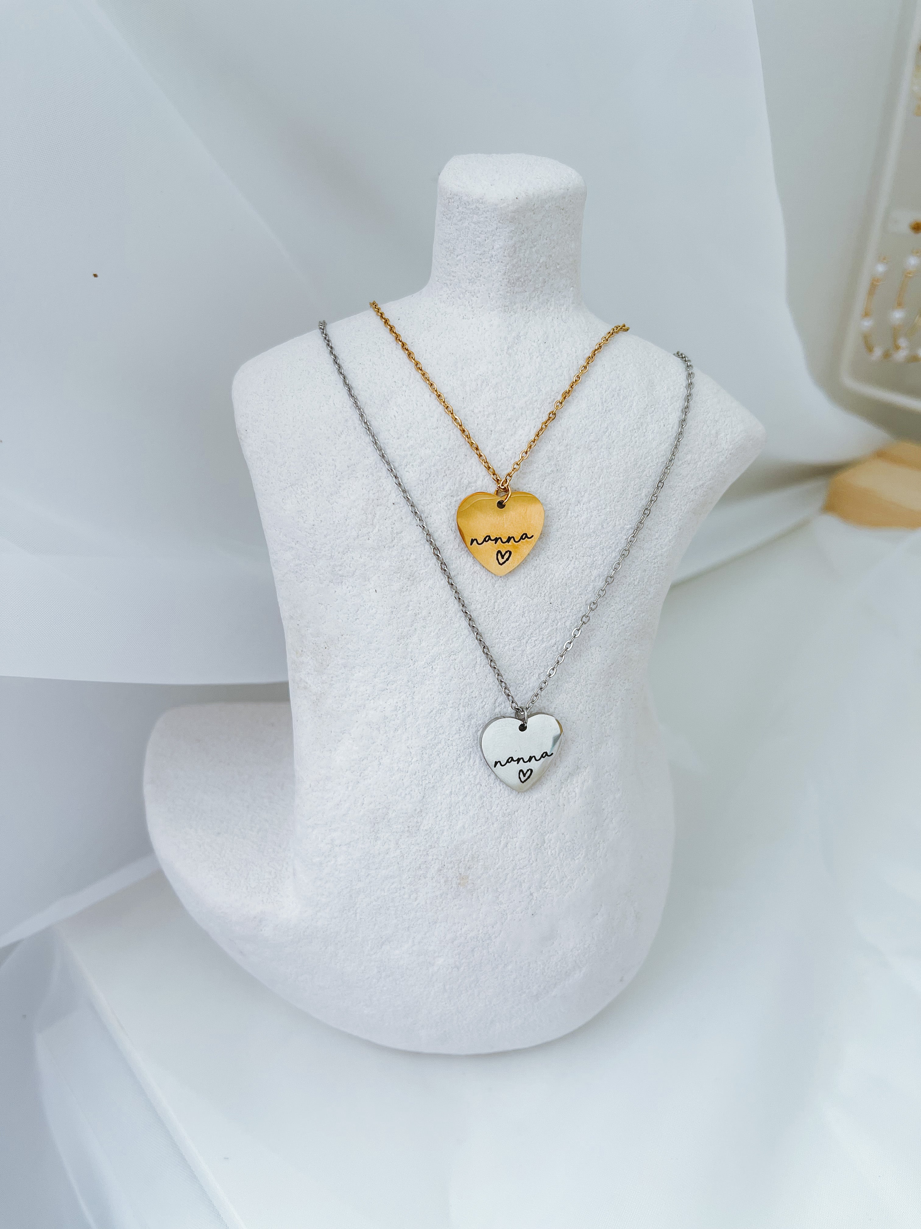 Nanna - Mother’s Day Heart Necklace