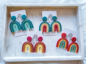 Annabelle - Rainbow Drop Earrings