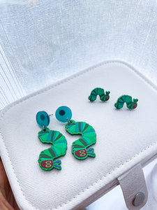 Hungry Caterpillar Drop Earrings