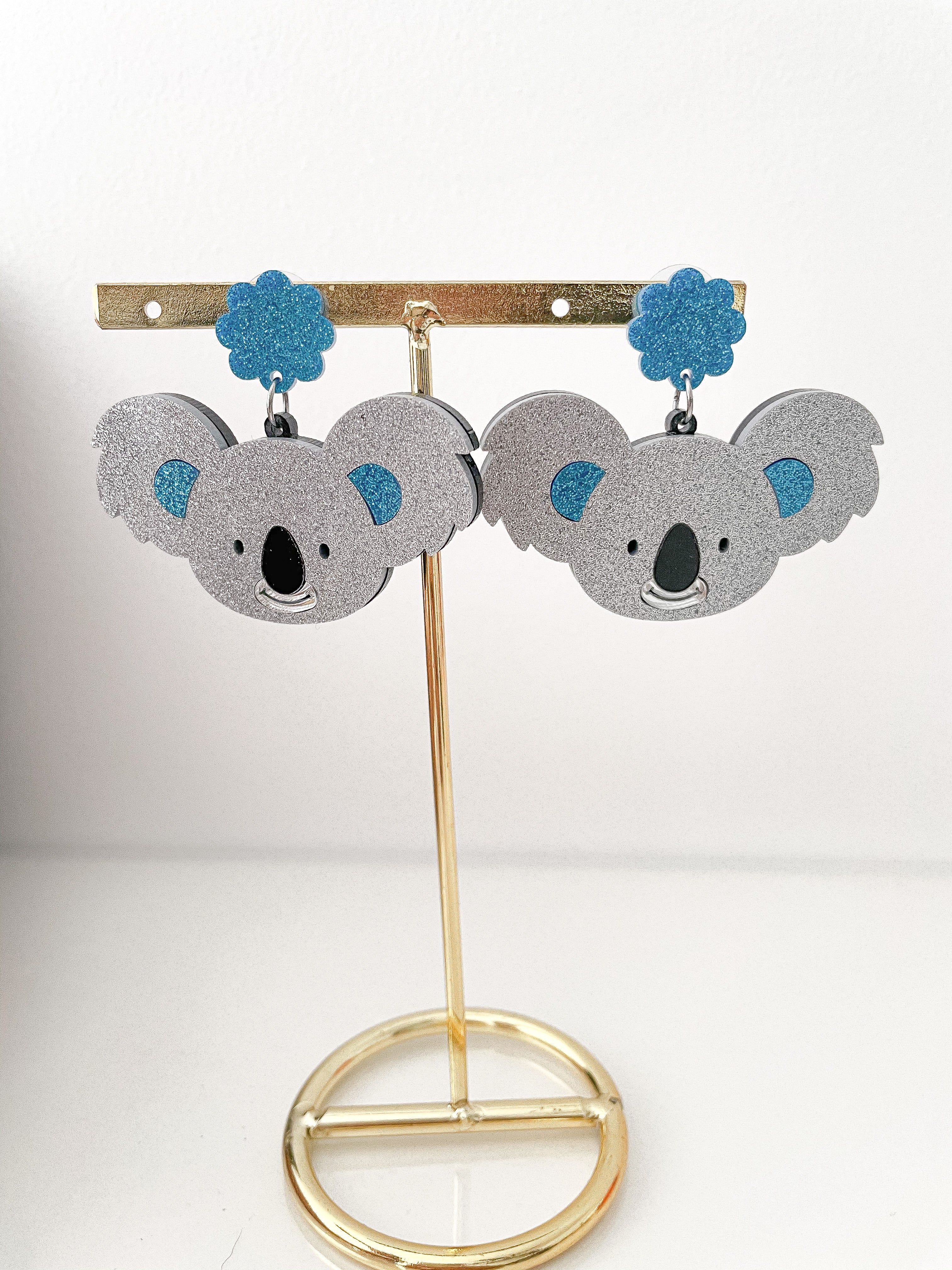 Koala Drop Earrings