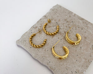 Gina - Girl Boss Statement Hoops