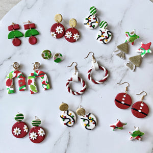 Candy Cane Wreath Dangles