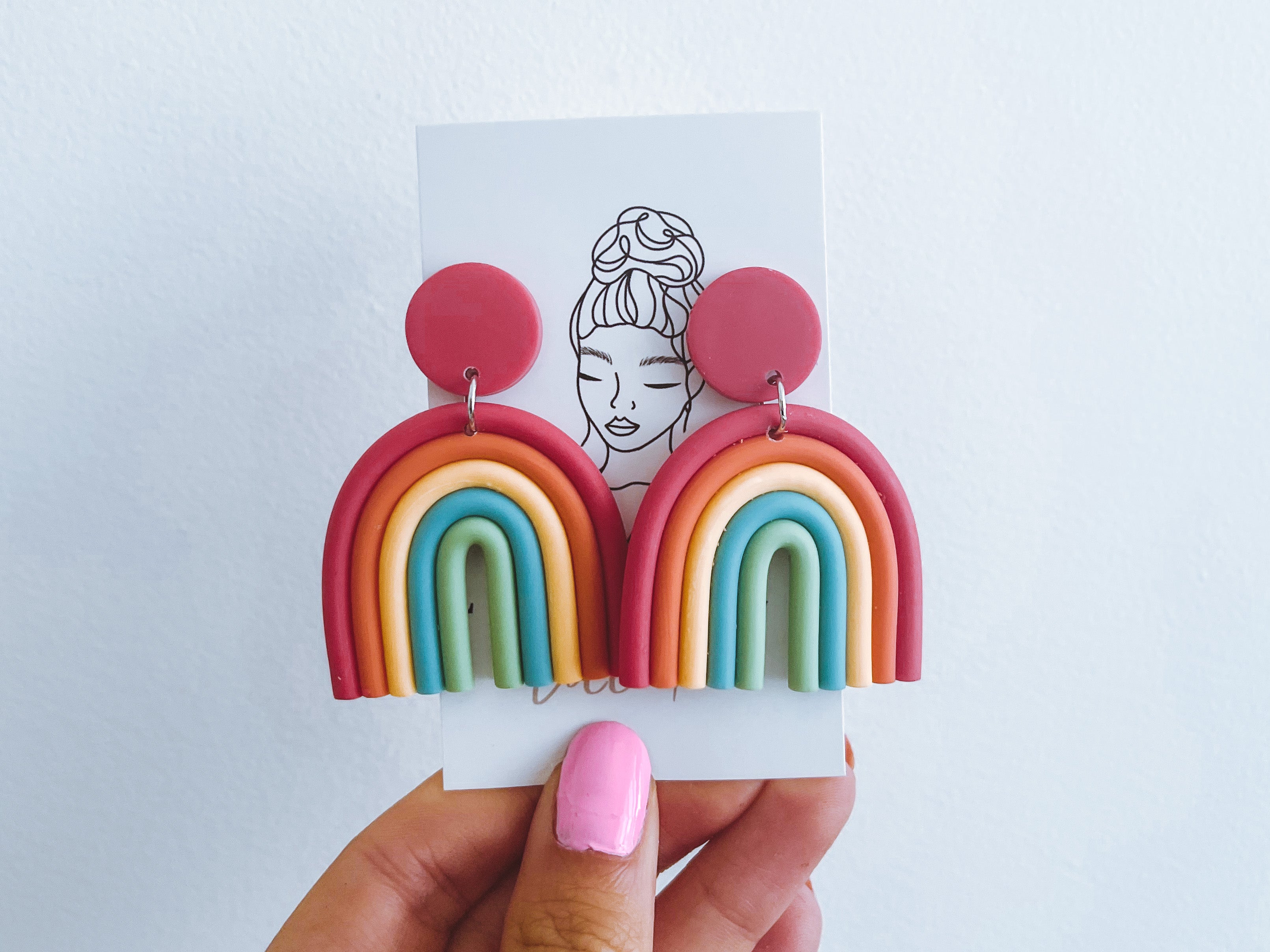 Annabelle - Rainbow Drop Earrings