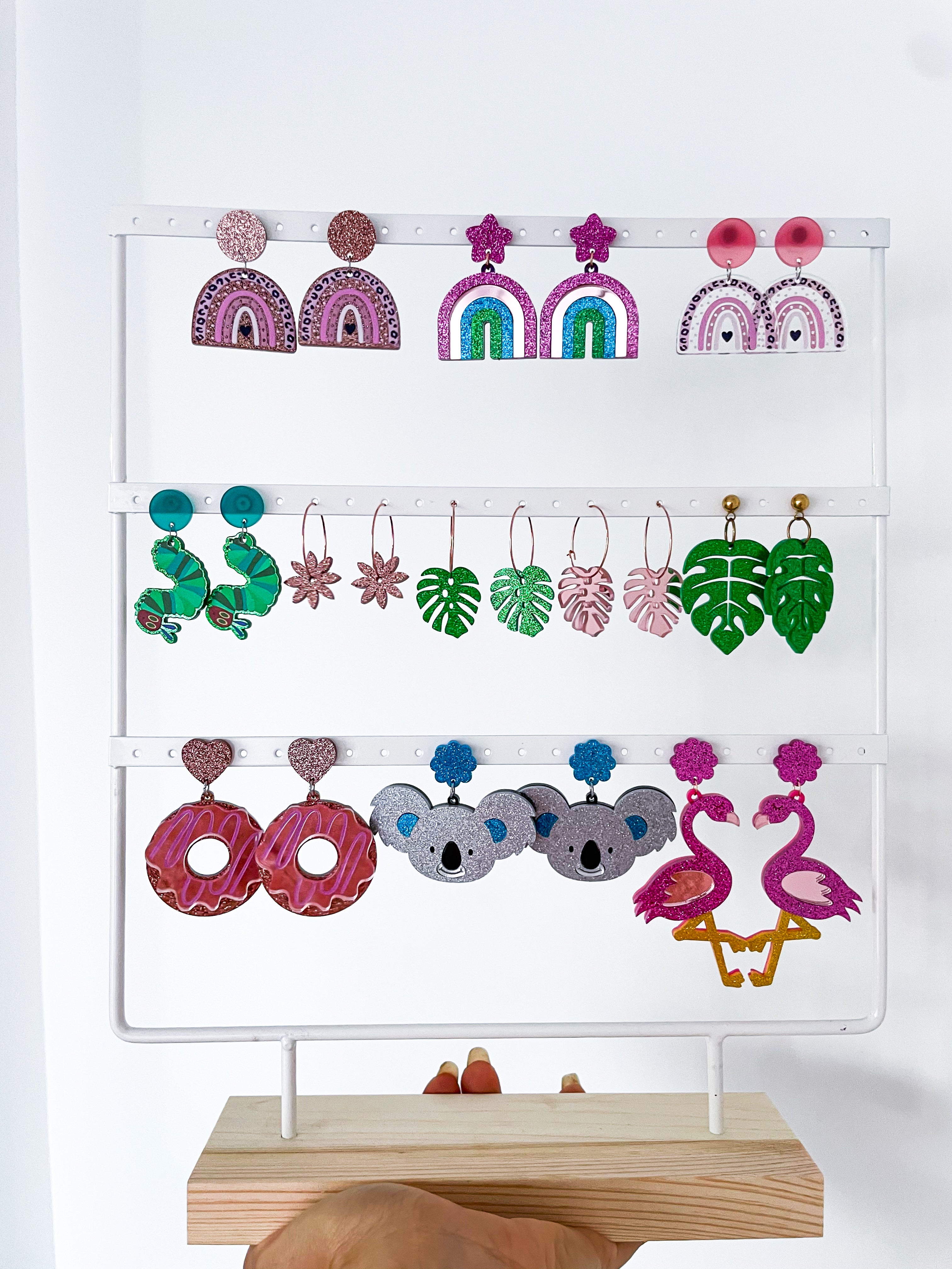 Monsteria Hoop Earrings