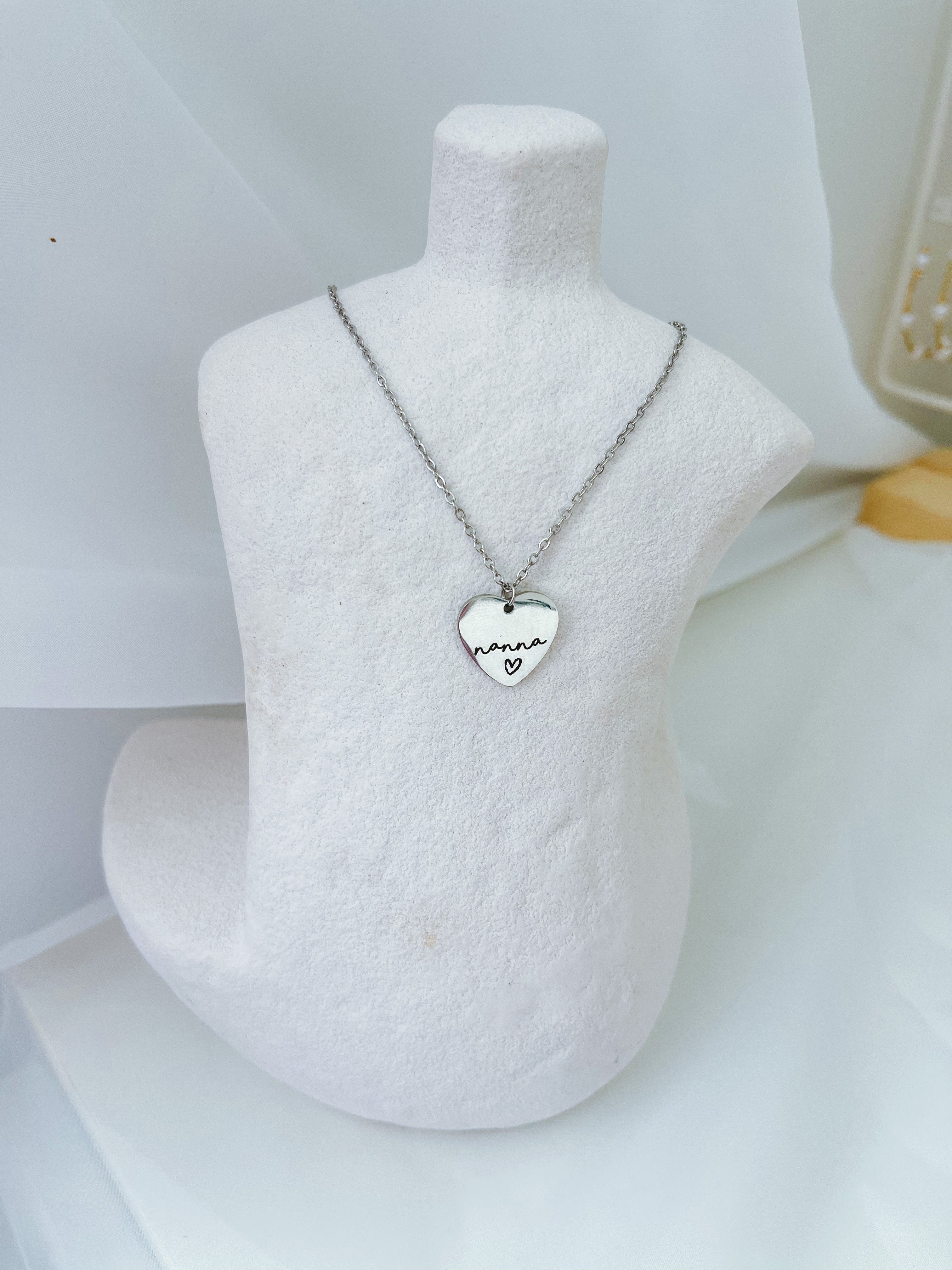 Nanna - Mother’s Day Heart Necklace