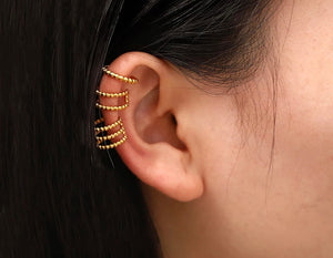 Paula - Waterproof Studded Ear Cuff