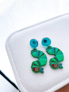 Hungry Caterpillar Drop Earrings