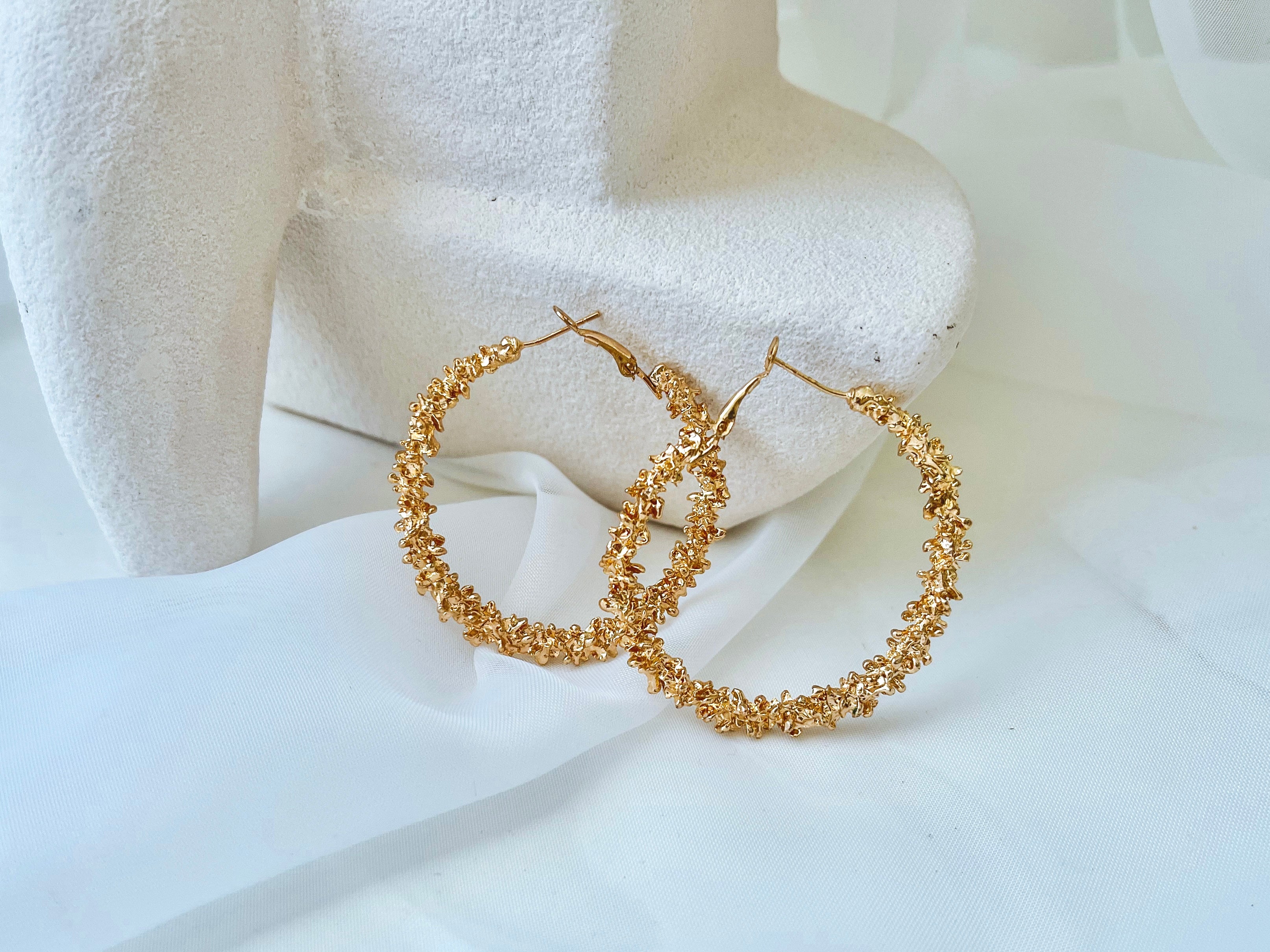 Rome - Gold Statement Hoops