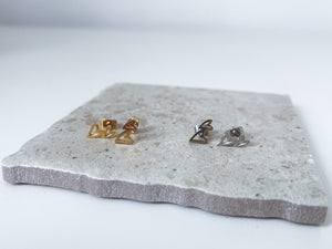 Double Heart - Waterproof Studs