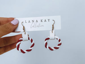 Candy Cane Wreath Dangles