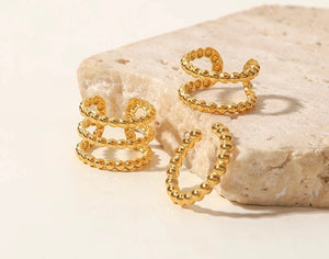 Paula - Waterproof Studded Ear Cuff