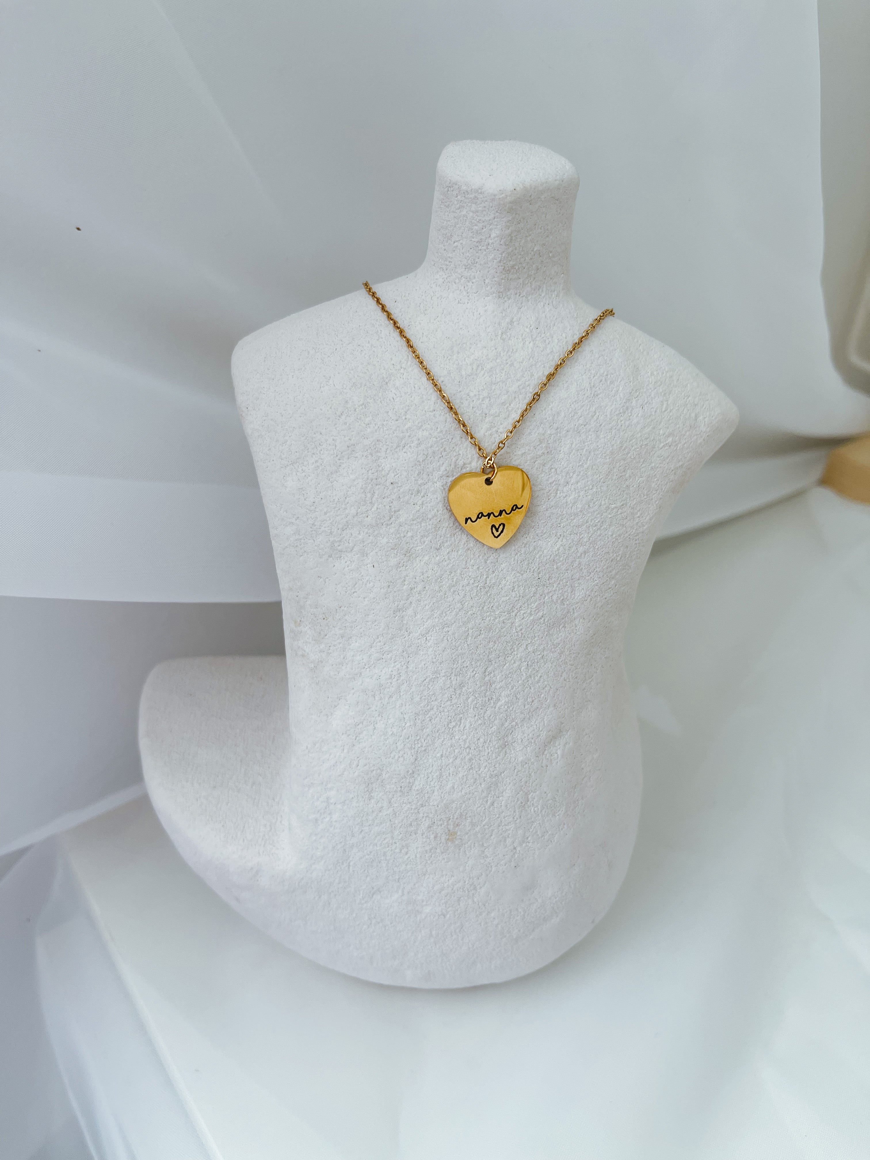 Nanna - Mother’s Day Heart Necklace