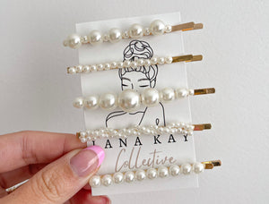 Pearl Hair Clips